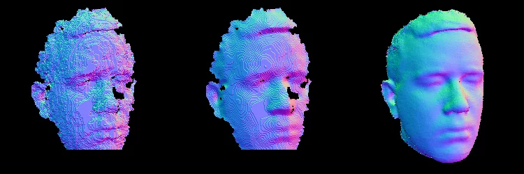 Figure from Real-time 3D Face Modeling with a Commodity Depth Camera